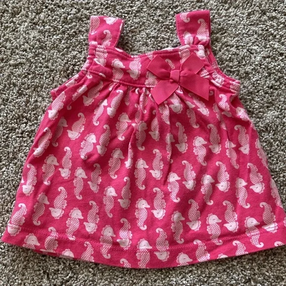 Carter’s Sea You at the Beach bodysuit and top, 9 months size - Picture 8 of 13